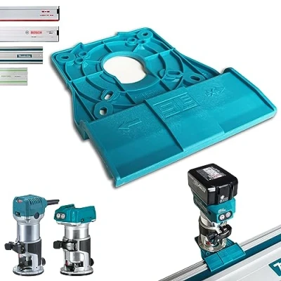 Image de Adaptateur de rail guidage professionnel pour Makita DRT50 / RT0700C RT0702C RT0700 3709/3711 Makita/Bosch/Festool/Mafell