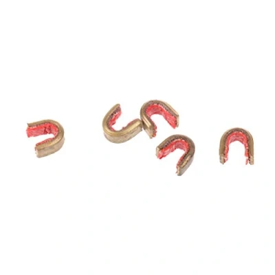 Image de Gazechimp Set de 5Pcs Cuivre Encoche Corde d&#039;arcs, Point Encochage Boucle Clips d&#039;arc Tir à l’Arc