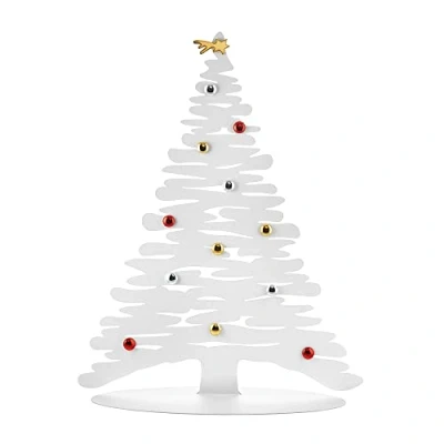 Image de Alessi Bark for Christmas BM06 / 70 W Décoration de Noël Design, en Acier Coloré avec Résine Epoxy, Blanc Aimants Porcelaine