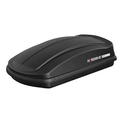 Image de Lampa Nordrive N60004 Box 330 Coffre de Toit en ABS Noir gaufré l