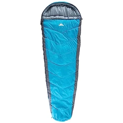 Image de Trespass Doze Gigoteuse 3 Saisons avec Fermeture éclair bidirectionnelle 230 x 85 55 cm Unisexe, Kingfisher, Taille Unique