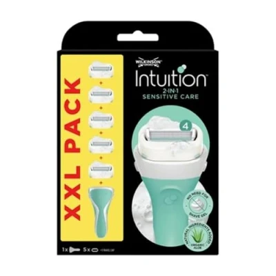Image de Wilkinson Intuition Sensitive Rasoir femme + 5 lames XXL Pack