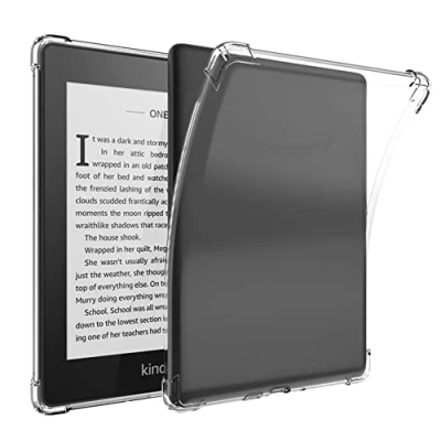 Image de Zcooooool Étui pour 6 &quot;Kindle Paperwhite 10e génération 2018 (modèle nPQ94WIF) Housse en Papier Blanc à Coins renforcés Coque