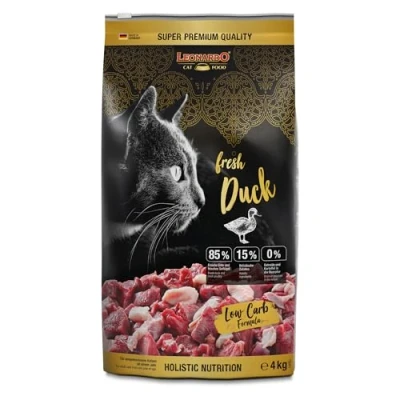 Image de LEONARDO Fresh Duck [4 kg] Nourriture pour Chats sèche avec 85% de Viande fraîche complète Adultes Toutes Races à partir 1 an