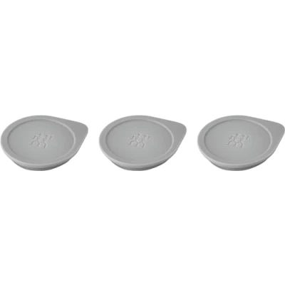 Image de ZWILLING Fresh et Save Cube ensemble de Positionneurs d&#039;Étiquettes, Accessoire en 3 Pièces pour Les Étiquettes Nfc Intelligentes, Réutilisable, Gris
