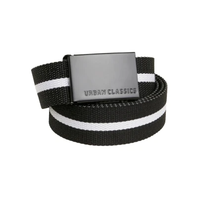 Image de Urban Classics Single Ceinture, Homme, Taille: One Size, Black/white stripe black