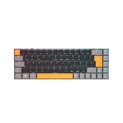 Image de CHERRY MX LP 2.1 Compact Wireless, Clavier de gaming sans fil 69 touches, Disposition allemande (QWERTZ) Rétro éclairage RGB, Commutateurs mécaniques MW LOW PROFILE SPEED, Noir