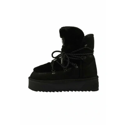 Image de D.Franklin Bottes de neige, Femme, Taille: 37, Black Matière synthétique