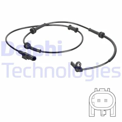 Image de DELPHI SS20764 Capteur ABS actif 1135mm FIAT: 500 3 portes, C Cabriolet, ABARTH: / 595 695 3/5 500C 595C 695C Cabriolet