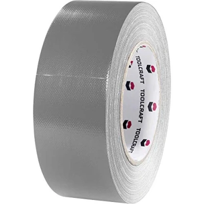 Image de Ruban adhésif toilé Gaffer TOOLCRAFT 54B48L20AC gris (L x l) 20 m 48 mm thermofusible 1 pc(s)
