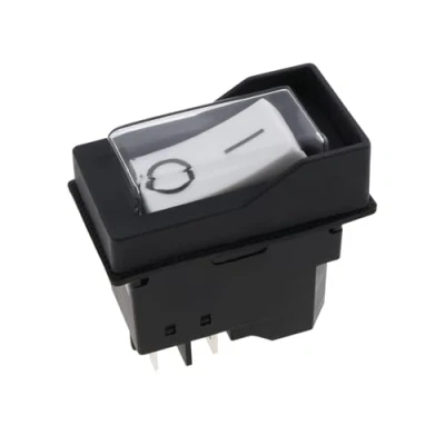 Image de EMSea 1 interrupteur à bascule électromagnétique 4 broches YH02 A compatible avec KEDU KJD16 divers équipements de machines outils (230 250 V 16 A)