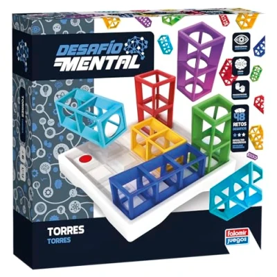 Image de Falomir Tours de défi Mental Logique et compétence en 3D Jeu innovant pour 1 Joueur (âge 6+)