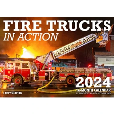 Image de Fire Trucks in Action 2024 Calendar: September 2023 to December