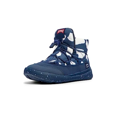 Image de Camper ERGO Bottines à lacets Weiß blau pour enfants, Taille: 31, Textile