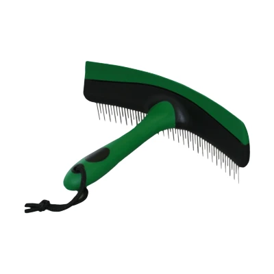 Image de Hofman Excellent peigne flexible et couteau à sueur One Size Vertnoir