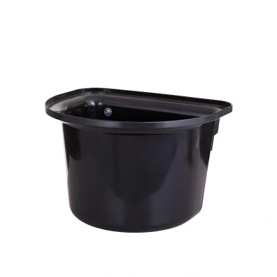 Image de Stubbs Bol alimentaire hémisphère en plastique avec supports 15ltr. 15 l Noir