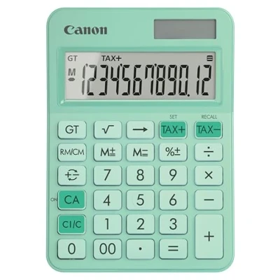 Image de Canon LS 125KB GR, Scientific Calculator, Suitable for School and Business, Dual Power Battery, Tax Calculations Grand Total Function, Large Flat Display Keys