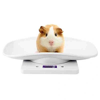 Image de avec Balance pour Animaux de Compagnie à 3 Modes Pesage, Numérique 10 Kg/1 G, Mesure Chien, Multifonctionnelle Bébé Peser un Petit Animal