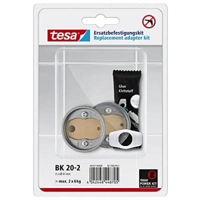Image de tesa Power.Kit adapter BK20 2, adhésif replacement kit, zamak ring, diameter 41mm, height 8mm