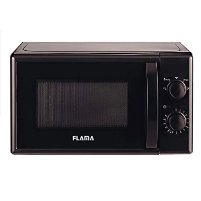 Image de Flama 1834FL Comptoir 20L 700W Noir Micro onde ondes (Comptoir, 20 L, 700 W, Rotatif, Noir, Gauche)