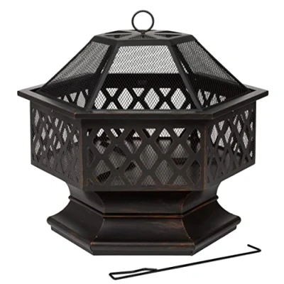 Image de tepro Cheminée Farview, Bronze, (70 x 60,5 62 cm)