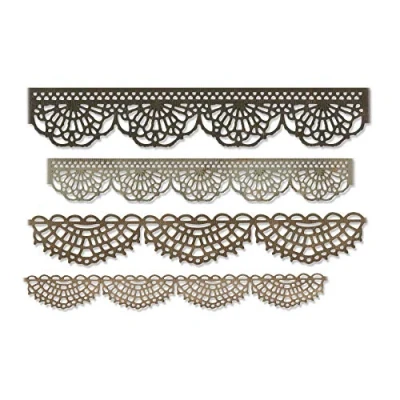 Image de Sizzix Matrice de découpe Sizzix®Thinlits™ set 4pcs Crochet Tim Holtz