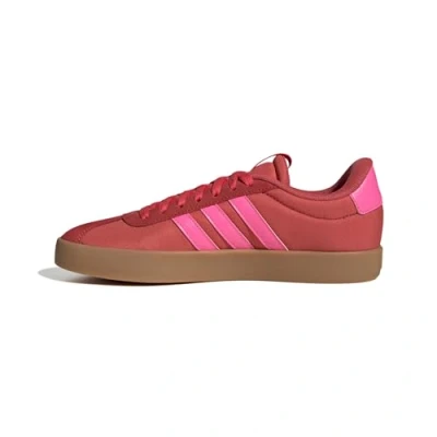 Image de adidas Femme VL Court 3.0 Shoes Chaussures, Semi Lucid Red/Lucid Pink/Core White, 37 1/3 EU