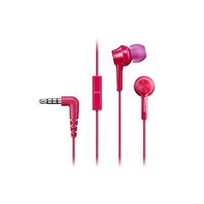 Image de Panasonic Ecouteurs RP TCM115E P I Aimant neodyme Micro + touche d&#039;appel Design ergo fit rose Version Française
