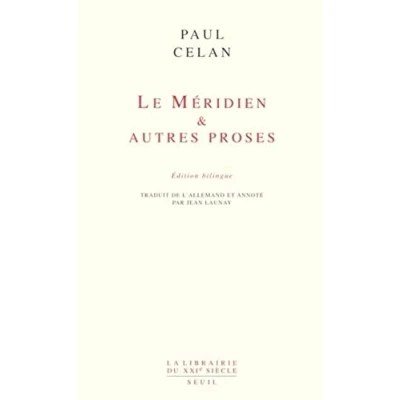 Image de Le Méridien et autres proses (édition bilingue)
