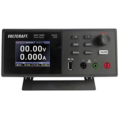 Image de VOLTCRAFT Alimentation de Laboratoire réglable DSP 3005 0 30 V 5 A 150 W mâle USB 2.0 télécommandable Nbr. s