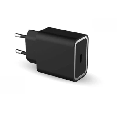 Image de Chargeur maison USB C PD 25W Power Delivery Garanti à vie Noir 100% Plastique recyclé Force Lite Neuf