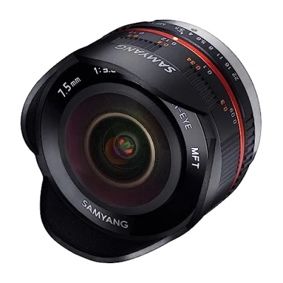 Image de Samyang Oeil de poisson 7,5 mm f/3.5 UMC pour capteur Micro 4/3 Four Thirds NOIR