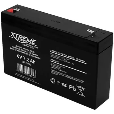 Image de Batterie Gel rechargeable 6V 7.2Ah XTREME Sans entretien