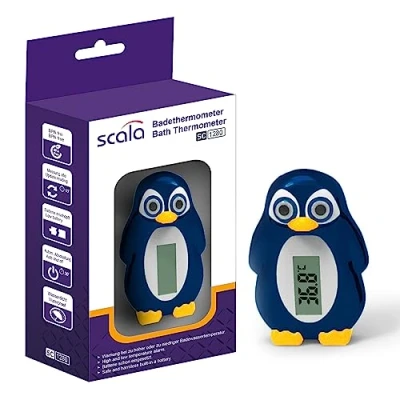 Image de scala SC 1280 Thermomètre de bain numérique Motif pingouin