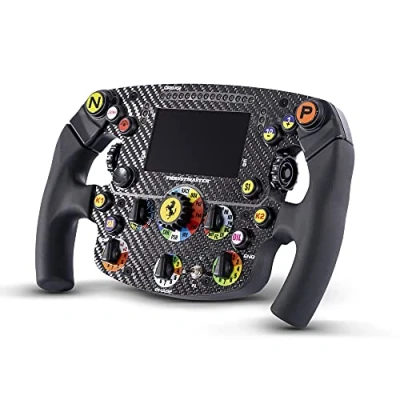 Image de Thrustmaster Formula Wheel Add On Ferrari SF1000 Edition Volant de course hautes performances avec écran LED pour PC, PS4, PS5, Xbox One et Series XS