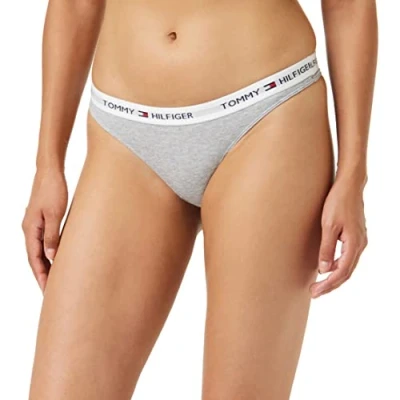 Image de Tommy Hilfiger Femme Thong String, Gris ChinÃƒ© (Bc05 004), S EU
