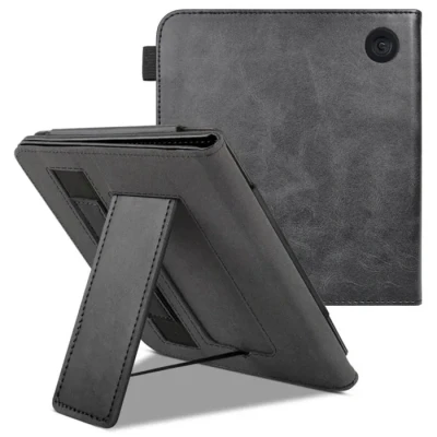 Image de imoshion Étui de liseuse portefeuille avec strap et support pour Kobo Libra Colour / Tolino Vision Color Noir Neuf