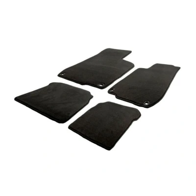 Image de AutoStyle TM NI548V Ensemble de tapis sol Velours avant et arrière noir