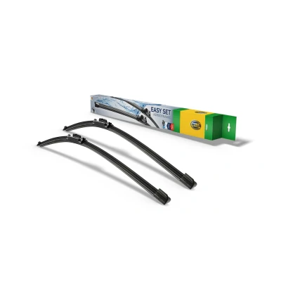 Image de Balai d&#039;essuie glace Hella Easy Set Oe 9XW 358 164 081 avant plat AUDI: A4 B8 Avant, Berline, Q5, BMW: X5