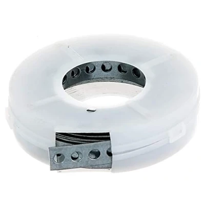Image de Alberts 334178 Bande perforée avec ou sans bobine galvanisé Sendzimir largeur 17 mm longueur 3 m