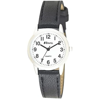 Image de Ravel Montre Everyday à Quartz Doté d&#039;un Suivi des Minutes pour Femme Analogique R0132.21.2 Noir/Ton Argent