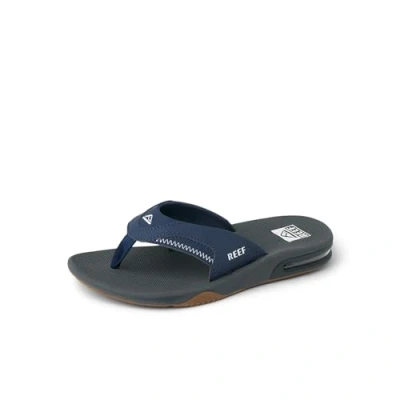 Image de REEF Tongs Fanning pour homme, soutien de la voûte plantaire, semelle extérieure durable, résistante à l&#039;eau, avec décapsuleur intégré, 47 EU
