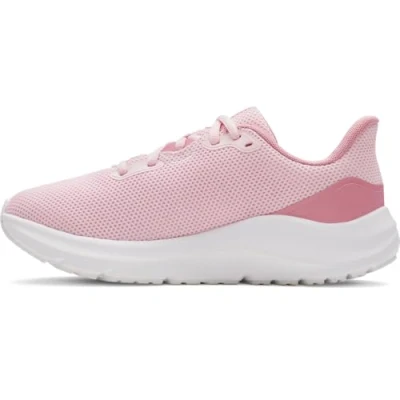 Image de Under Armour Charged Pursuit 4 Chaussures de running sur route, Femme, Taille: 42, Prime pink / elixir white Tissu matière synthétique
