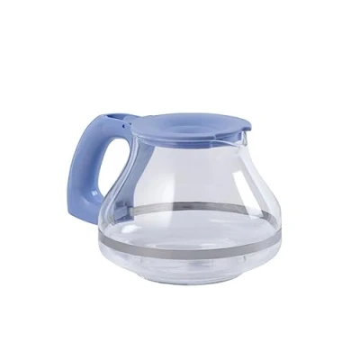 Image de Fackelmann Verseuse cafetière Philips : 502, Verre, Lilas, 16 x 16,3 12,7 cm Transparent