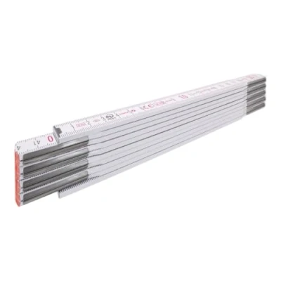 Image de Mètre à maillons en bois STABILA Type 1607W 2m Blanc