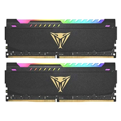 Image de Patriot Memory Viper Elite DDR4 3600 MHz 32GB (2x16Go) C20 Kit de Mémoire Haute Performance Eclairage LED RGB Noir