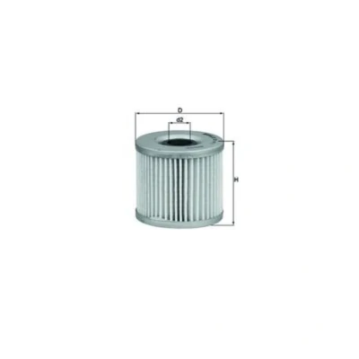 Image de MAHLE ORIGINAL OX 411 Filtre à huile Cartouche filtrante