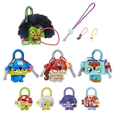 Image de Lock Stars Figurine Pack de 4 Cadenas à Collectionner, E4819, Multicolore