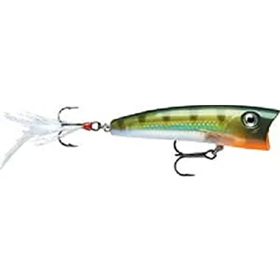Image de Rapala Leurre de Pêche X Rap Pop Matériel avec Grande Bouche Concave d&#039;Eau Douce et Mer Profondeur Nage Surface 7cm / 11g Fabriqué en Estonie Yellow Perch