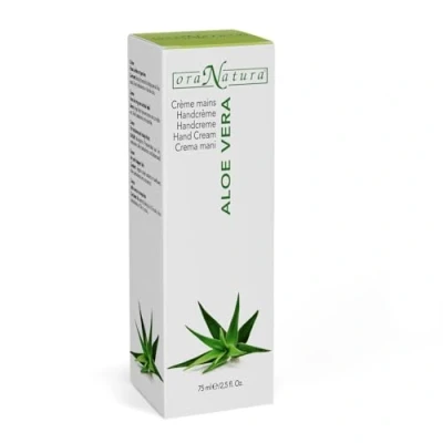 Image de Ora Nature Crème Maniall&#039;Aloe Vera Hydratation intense aux mains gercées, neutralise la formation de taches sombres et petites rides. 75 ml